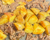 新じゃがと牛肉の焼肉のタレ炒め🥔🥩🔥作り方5写真