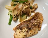 カリッと香ばし♪白身魚のハーブ＆黒こしょう焼き作り方2写真
