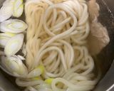 豚塩うどん😋胡椒を効かせた白だしつゆ(木曽路風)作り方3写真