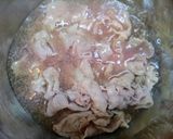 簡単夕飯レンジ味しみ柔らか豚肉小松菜厚揚げ肉豆腐作り方7写真