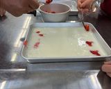 【つどいごはん】いちごミルクかん作り方4写真