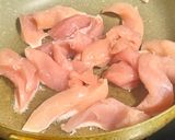 鶏肉ささみと新玉葱と小松菜のサッパリ炒め作り方1写真
