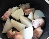 豚バラ薄切り肉と大根の味噌角煮作り方5写真