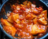 筍と新玉ねぎのトマトソース☆ピザ＆パスタ作り方5写真
