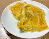 しらすとチーズのオムレツ作り方5写真
