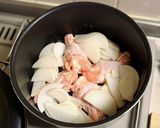 手羽元で野菜たっぷり塩麹参鶏湯鍋作り方3写真