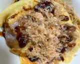 簡単お好み焼き　焼きそば入り作り方9写真