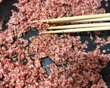 冷めてもしっとり！合い挽き肉の冷凍作り置きそぼろ作り方1写真