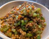 ♥️我が家のまかないII 甘口麻婆風味作り方3写真