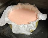 桜バスクチーズケーキ作り方6写真