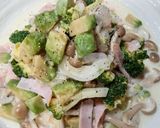 レンジで簡単！♬アボガド&ブロッコリーのパスタ♬作り方5写真