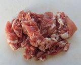 材料2つ☆豚こまと蓮根のオイスター炒め。作り方2写真