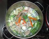 チンゲン菜スープ♪簡単作り方8写真