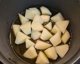 春✿新じゃがとアスパラ、たこのアヒージョ作り方3写真