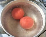 トマトの塩昆布和え作り方1写真