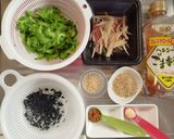簡単♡ゴーヤと茗荷とワカメの和えもの♪作り方1写真