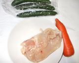 鶏むね肉きゅうりピリ辛豆板醤炒め♪簡単作り方1写真