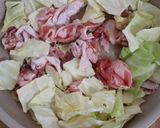 【豚こまキャベツのピリ辛味噌炒め】作り方2写真