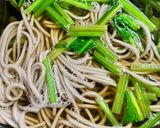 簡単　ほうれん草蕎麦作り方3写真