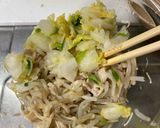 鶏皮×白菜の浅漬けの和サラダ作り方8写真