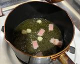 ホワイトセロリとベーコンのオイルパスタ作り方2写真