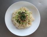 混ぜるだけ☆大葉香るツナ塩昆布素麺。作り方4写真