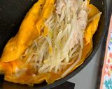 もやしでとんぺい風卵包み作り方8写真