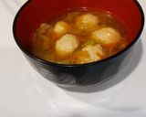 親父の鶏つくね汁作り方13写真
