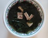 <<韓国風>> 牛肉ワカメスープ作り方6写真