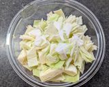 キャベツ大量消費！柚子胡椒香る和風焼そば作り方1写真