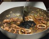 レモン香る旬のイカとセロリのイカ墨パスタ作り方10写真