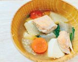 枝幸の鮭の味噌粕汁作り方2写真