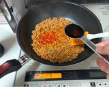 自家製シビ辛！濃厚ニラにんにく台湾まぜそば🧄作り方3写真