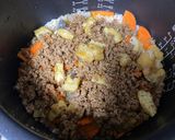 鶏そぼろのオーソドックス炊き込みご飯作り方7写真