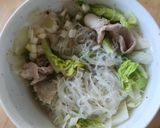 簡単節約☆無添加だし☆レンジで白菜春雨作り方3写真