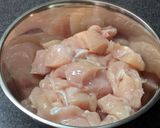 鶏ささみのエッグスイートチリソース添え作り方1写真
