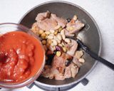 パパッと豚かたまり肉のトマト煮作り方3写真
