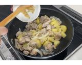 鶏もも肉とじゃがいものカルボナーラ風★動画あり★作り方21写真