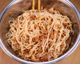 夏のスタミナ🤩ジャージャー油そうめん🍜作り方4写真