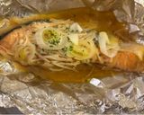しめじと鮭のホイル焼き(味噌マヨバター)作り方3写真