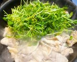 豚ばら肉と豆苗と卵のオイスターソース炒め作り方7写真