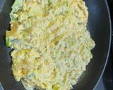 白菜豆腐チーズお好み焼き&チヂミ風作り方3写真