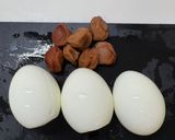 鶏胸肉と野菜の梅肉卵サラダ添え作り方4写真