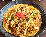 お家でＢ級グルメ！お好み焼き風焼きそば作り方8写真