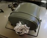飯盒(はんごう)でチーズトースト作り方3写真