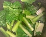 とろろ昆布と小松菜のかちゅー湯作り方3写真