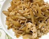 豚肉と白滝の甘辛炒め作り方5写真