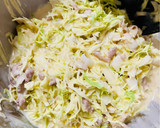節約♪千切りキャベツの簡単お好み焼き作り方5写真