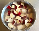 さつまいもとクリームチーズのサラダ作り方2写真