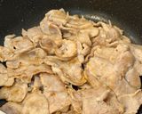 夕飯主菜に。豚肉とれんこんとかぼちゃの照り焼き作り方5写真